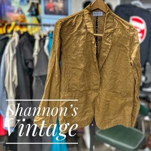 Lilya Sz Small 100% Linen Blazer A20